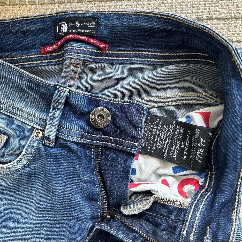 PEPE JEANS Andy Warhol Distressed Jeans